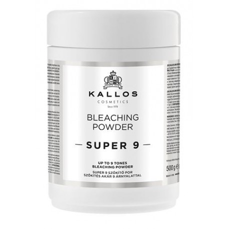 Kallos KJMN Super 9 melírovací prášek - Kallos KJMN Super 9 Bleaching Powder 500g
