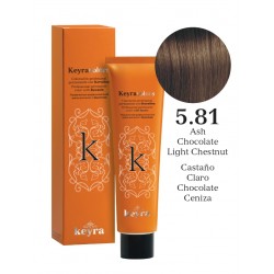 Keyra Barva na vlasy č. 5.81 (Popelavě čokoládový světlý kaštan)