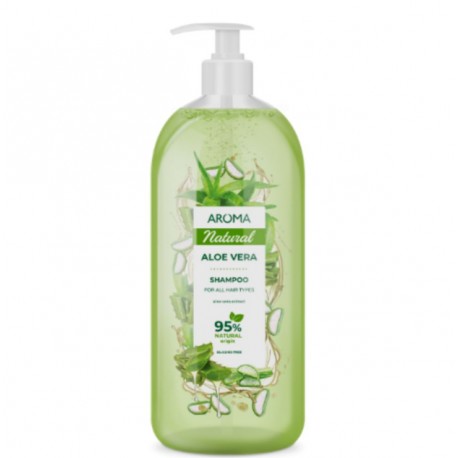 Šampon na všechny typy vlasů Aloe Vera Aroma s pumpičkou 900 ml