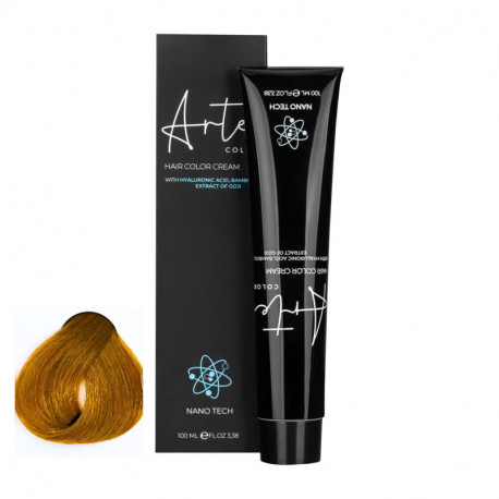 ARTE COLOUR 8.34 – Světlá zlatá měděná blond profesionální barva na vlasy 100 ml