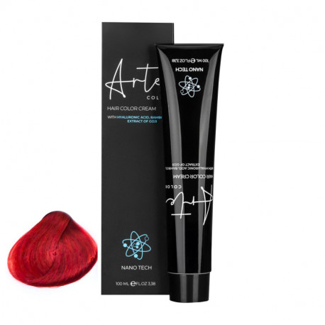 ARTE COLOUR 7.66 – Intenzivní střední červená blond profesionální barva na vlasy 100 ml