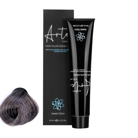 ARTE COLOUR 6.1 – Tmavá popelavá blond profesionální barva na vlasy 100 ml