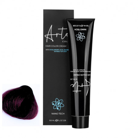 ARTE COLOUR 5.62 – Světle červenofialová hnědá profesionální barva na vlasy 100 ml