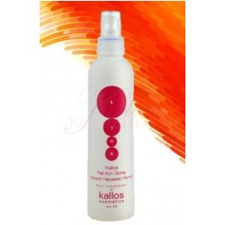 Kallos Flat Iron Spray - Kallos ochranný sprej při tepelné úpravě vlasů 
