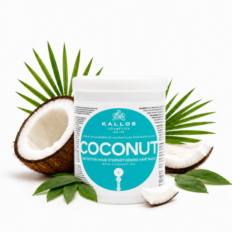 Kallos Kokos maska 1000 ml - Kallos Coconut Mask