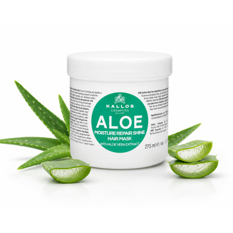 Kallos maska Aloe Vera 275 ml  - Kallos Aloe Vera Moisture Repair Shine Hair Mask