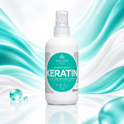 Kallos KJMN Keratin Flat Iron Spray termo ochranný sprej na vlasy s keratinem 200 ml
