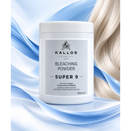 Kallos KJMN Super 9 melírovací prášek - Kallos KJMN Super 9 Bleaching Powder 500g
