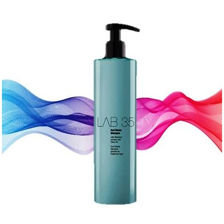 Kallos LAB 35 Curl Mania šampon pro vlnité vlasy 300 ml - LAB 35 Curl Shampoo with Bamboo extract and Olive oil
